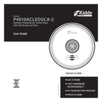 Kidde 120V 2-in-1 LED Strobe and 10-Year Talking Smoke Alarm user guide and wiring specification