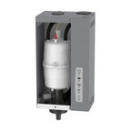 AprilAire 800 electrode steam canister interior plumbing and service access view