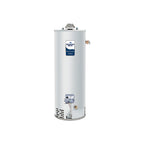 Bradford White Defender atmospheric vent draft hood and top water connections