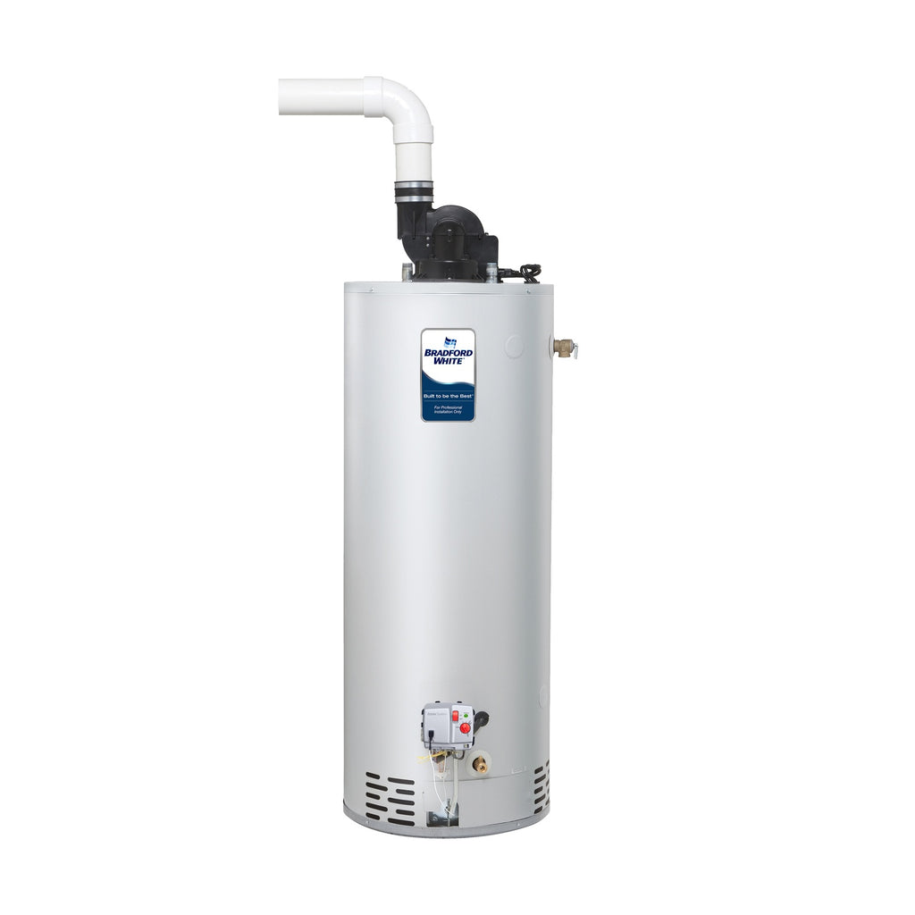 Bradford White Defender Safety System RG2PV Power Vent Gas Water Heater front view