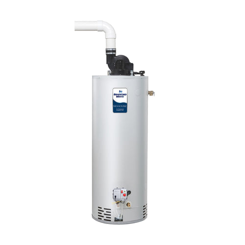 Bradford White Defender Safety System RG2PV Power Vent Gas Water Heater front view