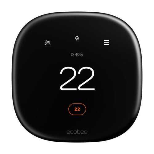 ecobee Smart Thermostat Enhanced programmable Wi-Fi thermostat front display view