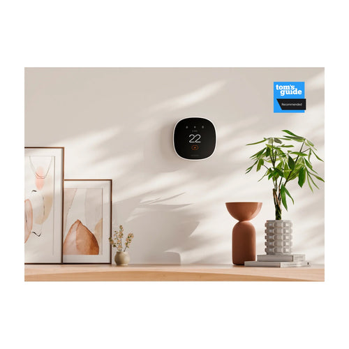 ecobee Smart Thermostat Essential front touchscreen climate control interface