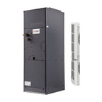 Mitsubishi PVA multi-position high-efficiency indoor air handler unit on pure white canvas