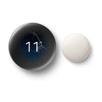 Google Nest Learning Thermostat 4th Gen curved precision-engineered metal outer ring profile