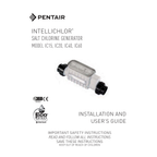 Pentair IntelliChlor Salt Chlorination System official installation manual