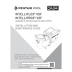 Pentair IntelliFlo3 VSF 3.0 HP Variable Speed Pool Pump official installation manual