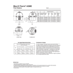Pentair Sta-Rite Max-E-Therm Pool Heater engineering dimensional schematic and clearance guidelines