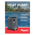 Raypak Digital Gas Pool & Spa Heater official manufacturer brochure and ProTek Shield features