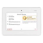 Resideo ProSeries PROA7PLUSCN 7-inch all-in-one wireless touchscreen security and smart home panel on clean white background