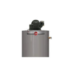 Rheem Performance Power Vent top blower motor and venting collar detail