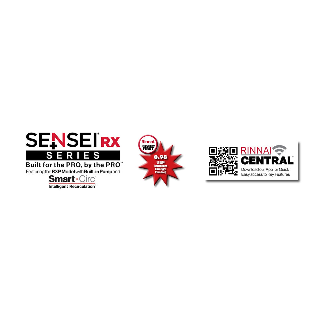 Rinnai RXP Smart-Circ intelligent recirculation scheduling and mobile control application